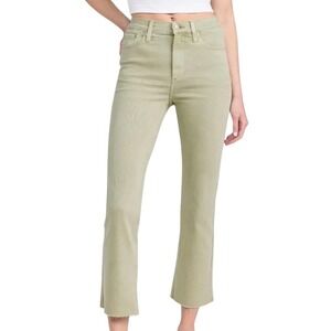 NWT Pistola Lennon HIGH RISE CROP BOOT JEANS Sage Snow (Light Green) SIZE 24